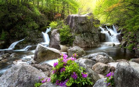 Spring Waterfall Wallpapers Top Free Spring Waterfall Backgrounds