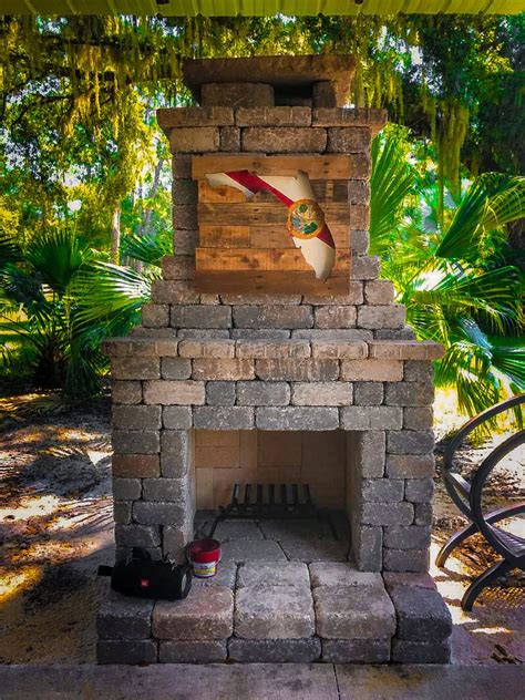 Diy Outdoor Fireplace Kits Uk Mercatus Bbq Outdoor Fireplace Deluxe
