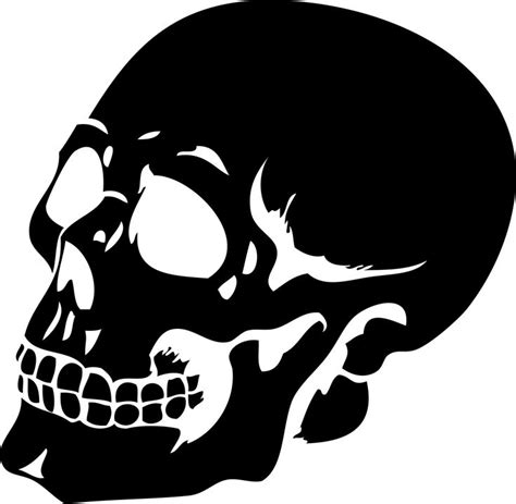Pin By Hannah Jones On Halloween Skull Silhouette Skull Stencil