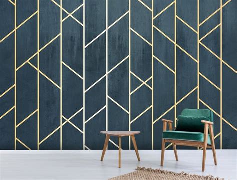 Stylish Geometric Wallpaper Evershine Wall