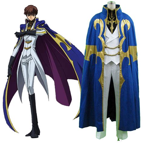 Code Geass Suzaku Kururugi 3rd Cosplay Costumes