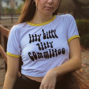 Omighty Tops Itty Bitty Titty Committee Tshirt Poshmark