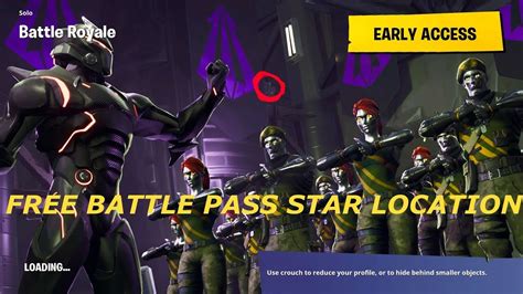 How To Find The Secret Battle Pass Star Location Youtube