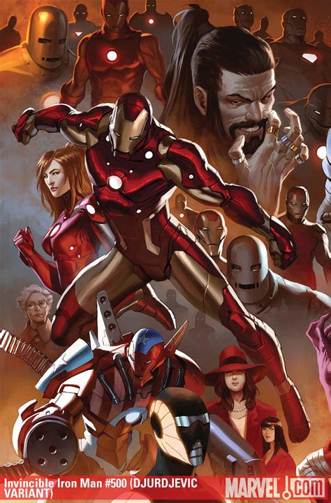Invincible Iron Man 500 Variant Cover Comic Art Community Gallery