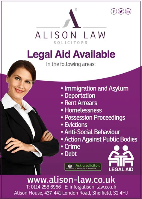 Legal Aid Available Alison Law Solicitors