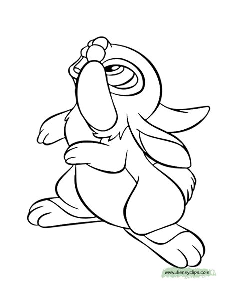 Find high quality thumper coloring page, all coloring page images can be downloaded for free for personal use only. Thumper Coloring Pages - Kidsuki