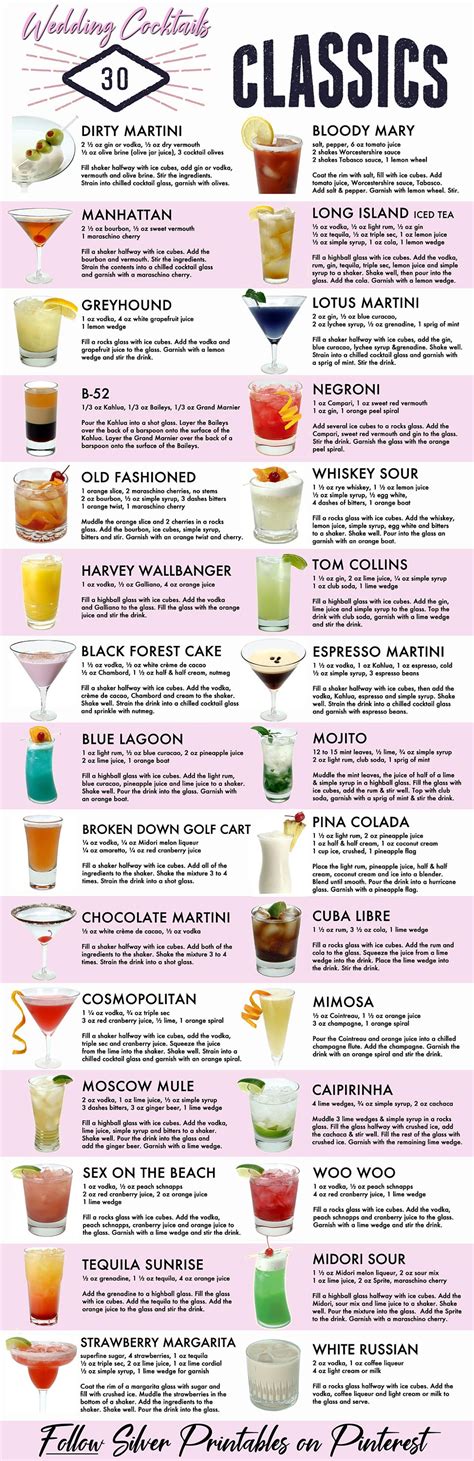 All Star Cocktail Poster And Guide Cocktails Poster And Over Etsy Canada Drinks Alcohol