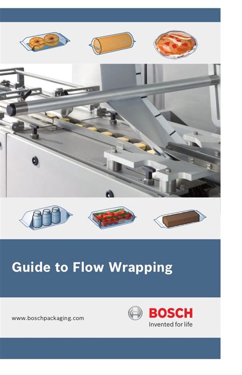 Bosch Guide to Flow Wrapping