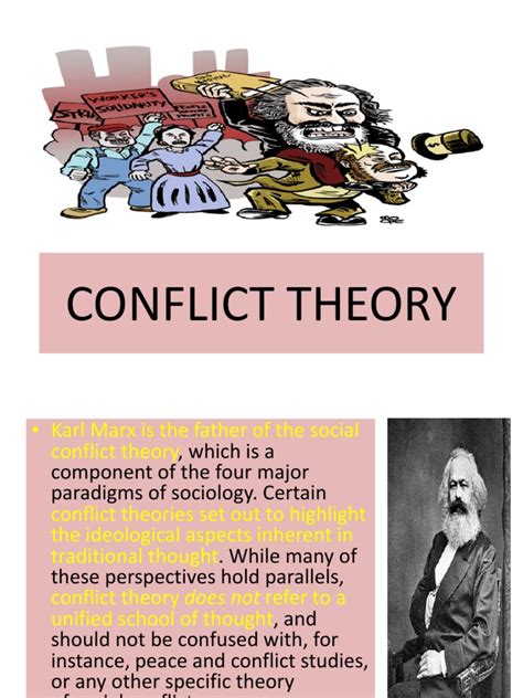 Conflict Theory Pdf Social Conflict Sociological Theories