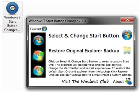 Windows7 start button icons to download | png, ico and icns icons for mac. How to Change your Windows 7 Start Menu Button | Speed Up ...