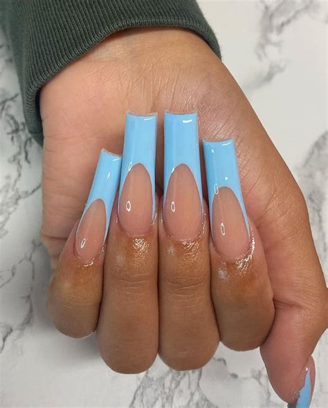 Instagram Tapered Square Nails Long Square Acrylic Nails Long Acrylic Nails