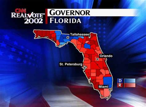 Election 2002 Spatialogic Map Florida Governor