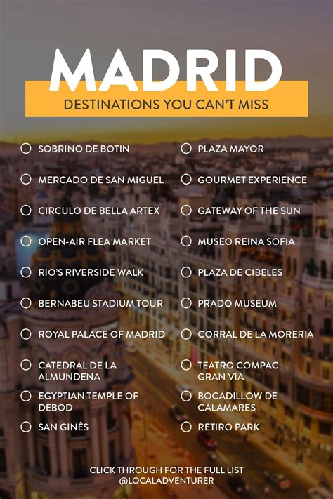 Looking For The Best Things To Do In Madrid Spain These Are The Spots