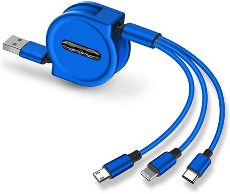 N A Multi Usb Retractable Charging Cable 25a Fast