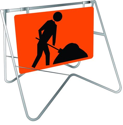 Symbolic Worker Swing Stand Sign Swing Stand Signage Uss