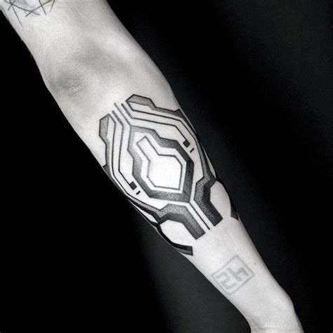 50 Simple Line Tattoos For Men - Manly Ink Design Ideas