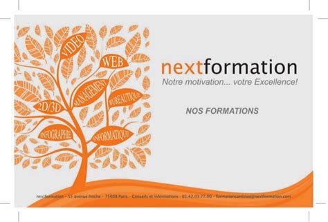 Catalogue Formations Continue Dif Et Cif 2013 Nextformation