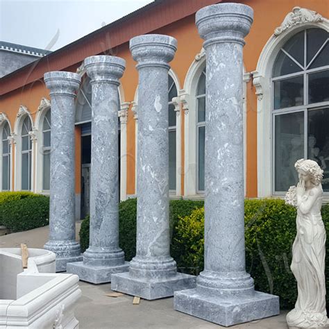Decorative Interior Large Marble Square Pillars And Columns Costs