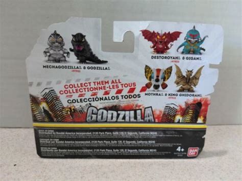 Godzilla Chibi King Ghidorah And Mothra Mini Figure 2 Pack 4651297258