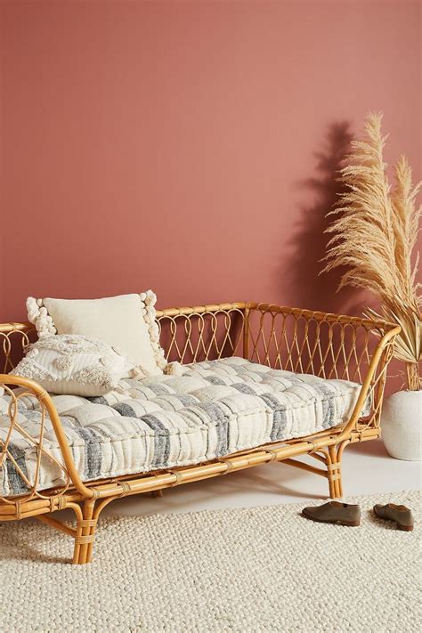 Boro Stripe Daybed Cushion Anthropologie Daybed Cushion Rattan