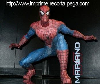 Spiderman D Papercraft Model Paperox Free Papercraft