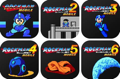 カプコン、人気ゲーム ロックマン シリーズ6作品のios版アプリをリリース 価格はそれぞれ360円
