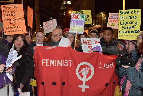 Save the Feminist Library Campaign - Protest and Messages of Support 