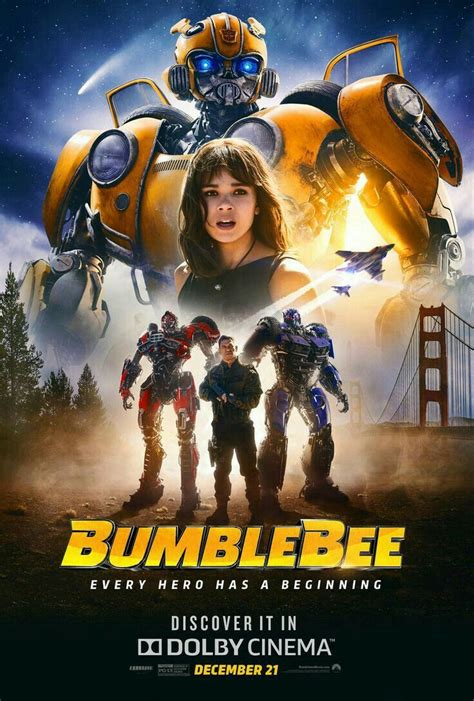 BUMBLEBEE Película transformers Bee movie Carteles de cine