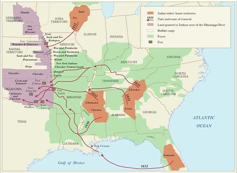 Indianremovalactmap Mexican American War American History Missouri