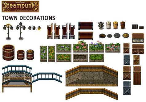 A Bunch Of Different Types Of Furniture And Decorations For The Game