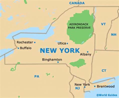 New York State Airports Map Printable Map