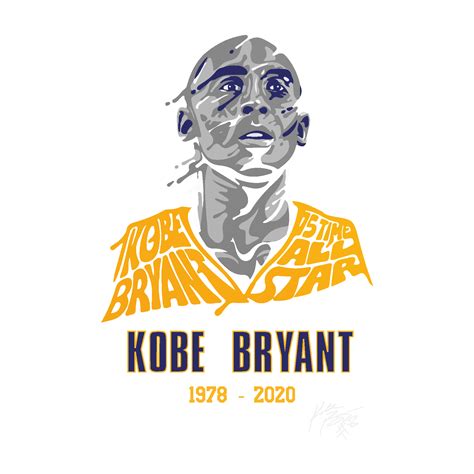 Kobe Bryant Svg Kobe Bryant Svg Kobe Svg Baskeball Player Inspire