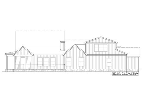 Modern Farmhouse Plan With 3 Porches And 3 Car Garage 25680ge
