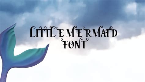 The Little Mermaid Font Fonts Hut