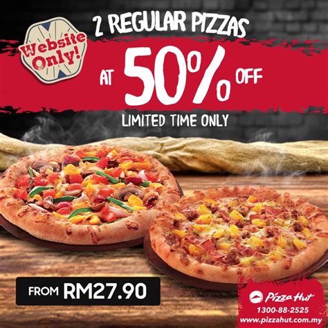 At pizza hut cyprus, we deliver the flavor. Pizza Hut Malaysia Promotion 2017 50% Discounts Deal ...