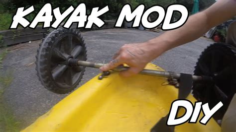 Diy Kayak Wheels Easy And Inexpensive Youtube