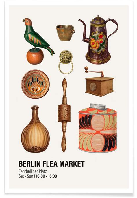 Berlin Flea Market III Affiche JUNIQE