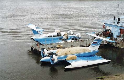 Russian Volga Ii River Ekranoplans Ekranoplan Flying