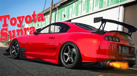 Gta V Customizing Toyota Supra And Race Gta 5 Supra Mods Youtube