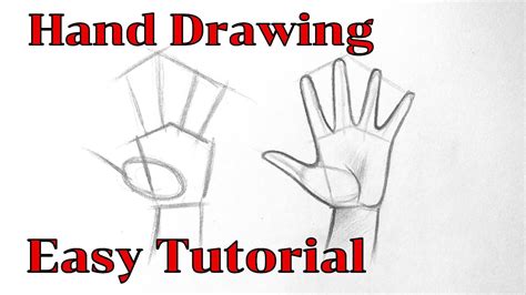 How To Draw Hand Hands Easy For Beginners Hand Drawing Easy Step By