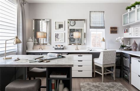 15 Inspirational Transitional Home Office Designs For