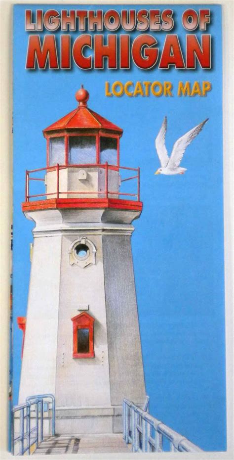 Lighthouses Of Michigan Locator Map Lighthouse Digest