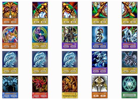 Tournaments, they are only for collection purposes. Yu Gi Oh! Anime Style Cards Dark Magician Exodia Obelisk ...