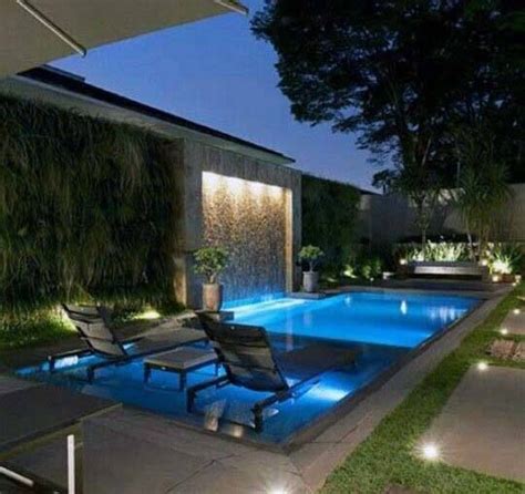 Top 60 Best Pool Waterfall Ideas Cascading Water Features Pool