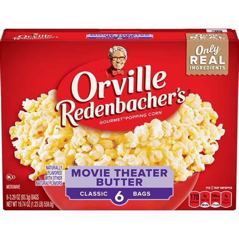 Orville Redenbachers Movie Theater Butter Microwave Popcorn Shop