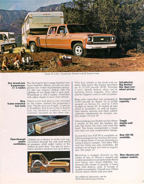 1973 Chevrolet And Gmc Truck Brochures 1973 Chevy Recreation 05