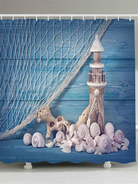 Photo Gallery Nautical Lighthouse Conch Fishing Net