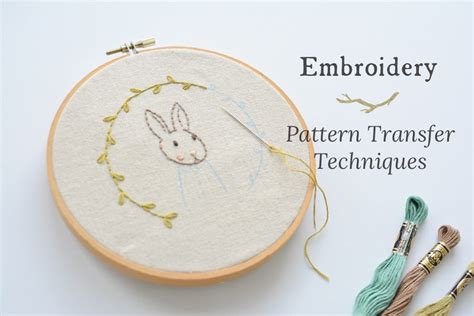How To Transfer Embroidery Patterns Twig Tale