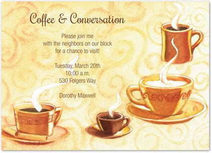 coffee invitation jins invitations