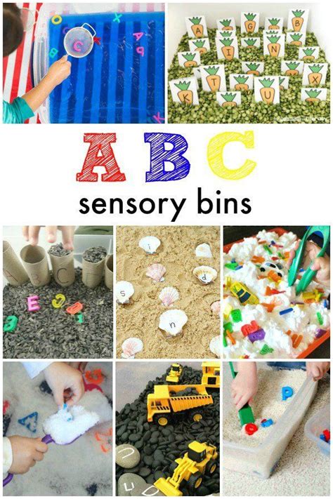 12 Abc Sensory Bins Your Kids Will Love Alphabet Activities